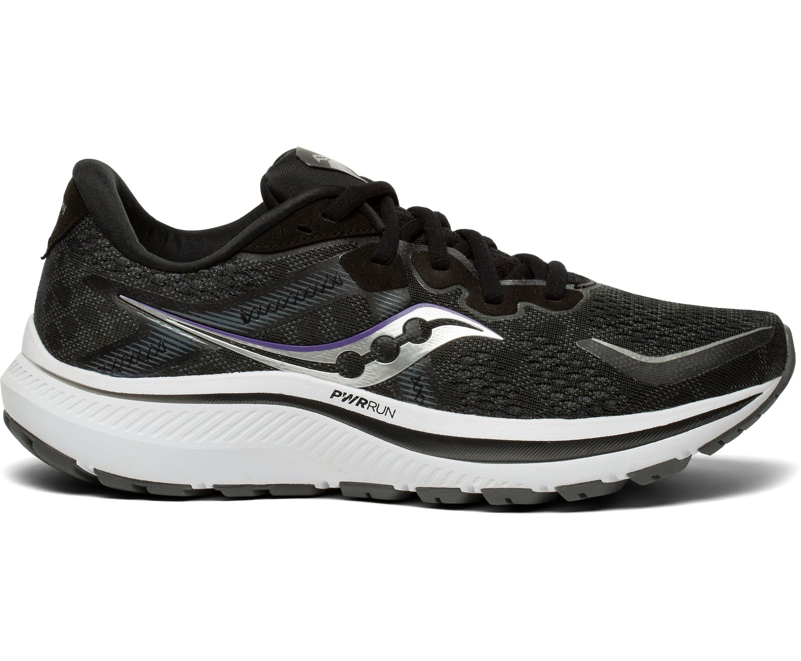 Női Saucony Omni 20 Széles Cipő Futócipő Fekete Fehér | HU 456VRW